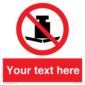 Custom No Heavy Loads Sign